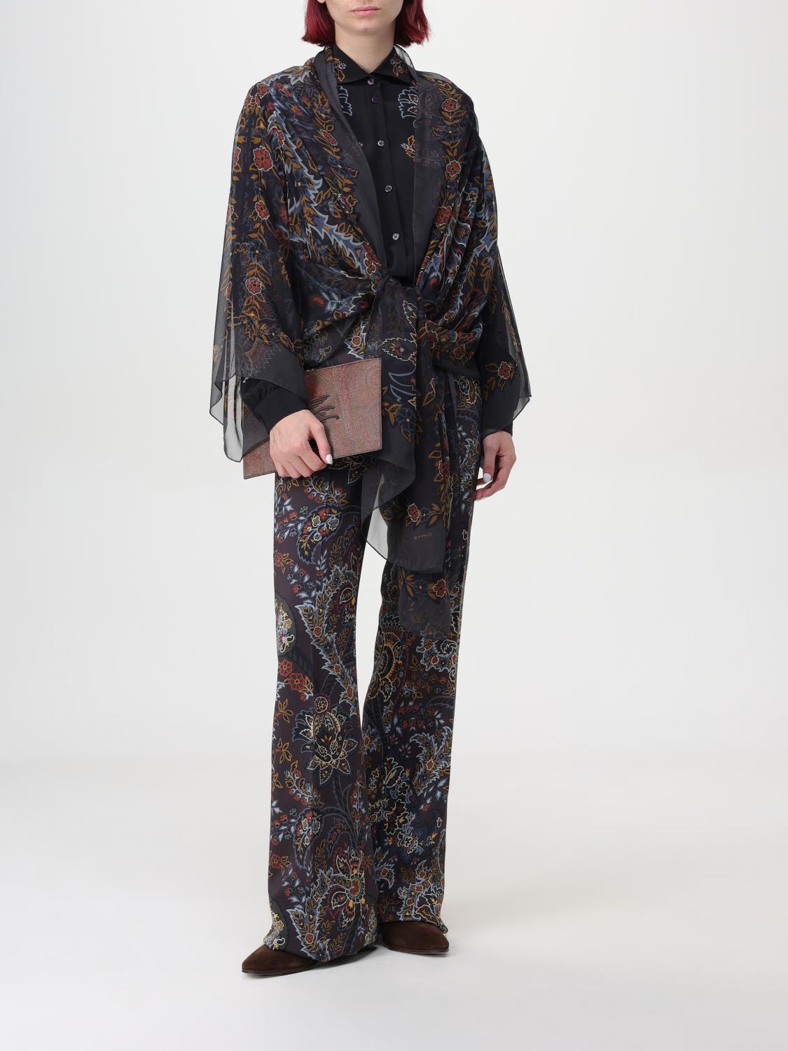 ETRO MINITASCHE: Schultertasche damen Etro, Braun - Img 2
