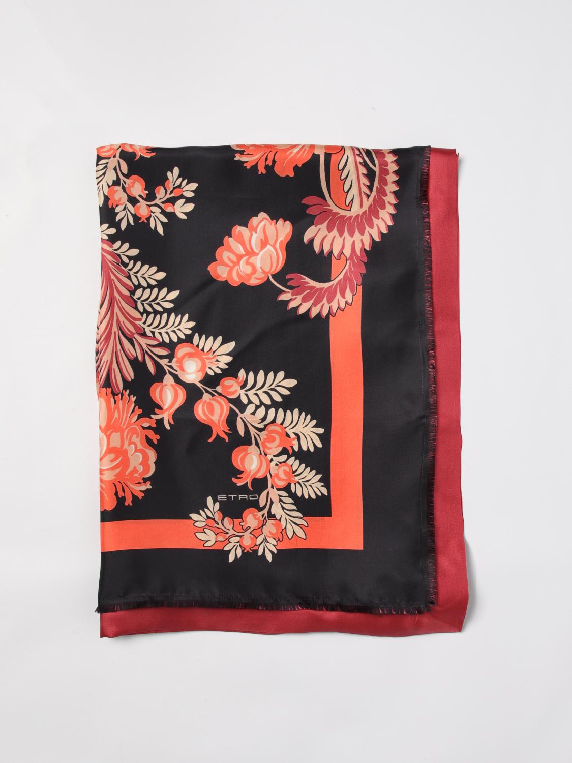 ETRO NECK SCARF: Neck scarf woman Etro, Black - Img 1