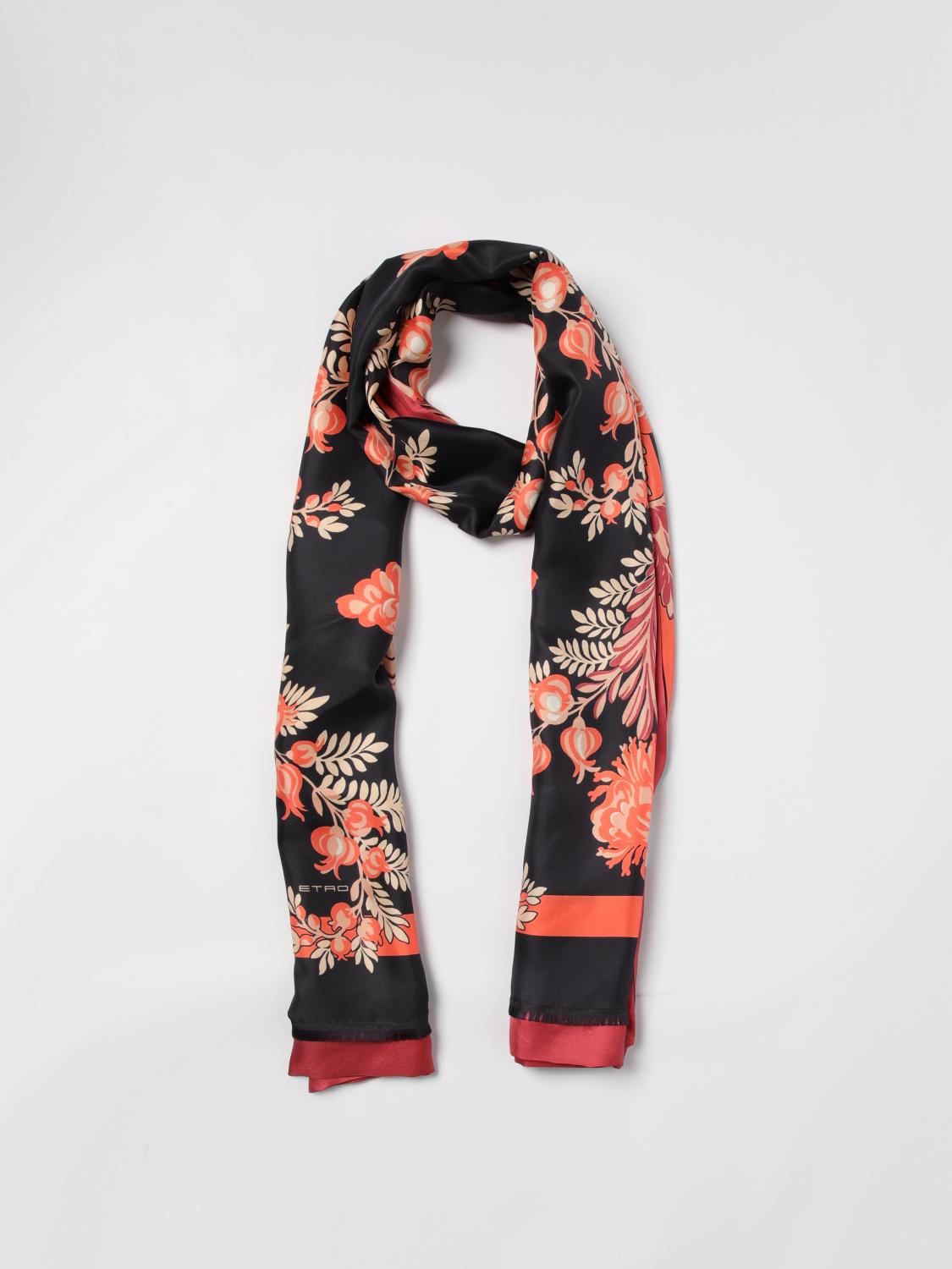 ETRO NECK SCARF: Neck scarf woman Etro, Black - Img 2