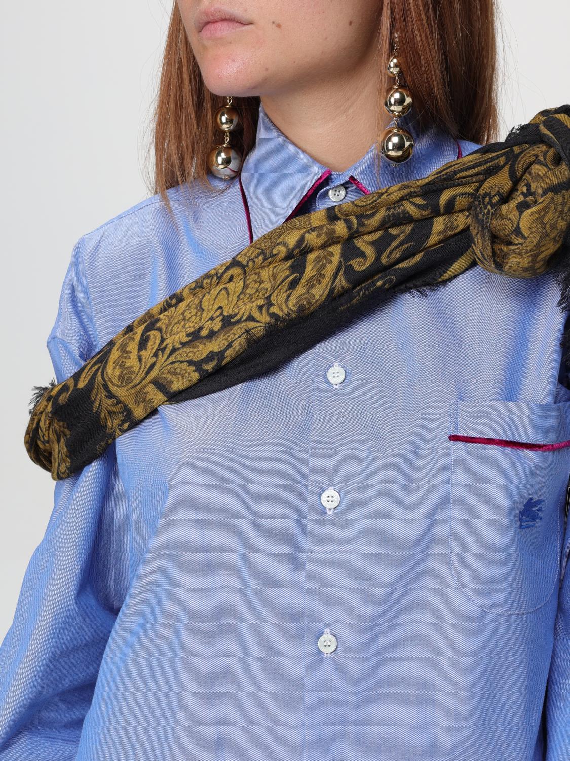 Etro ネックスカーフ レディース - ブラック | WAYA0001AK483 | GIGLIO.COM