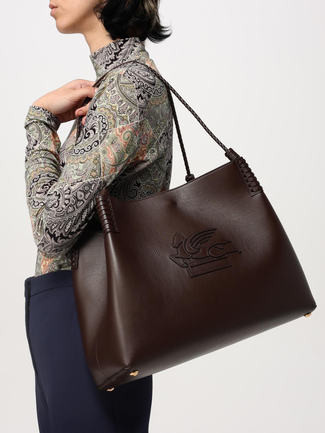 ETRO SHOULDER BAG: Shoulder bag woman Etro, Brown - Img 2