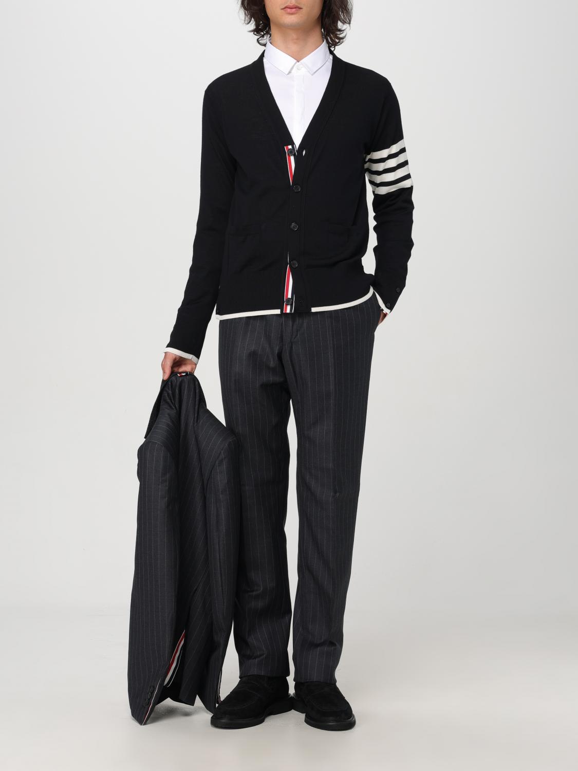 THOM BROWNE CARDIGAN: Sweater men Thom Browne, Black - Img 2