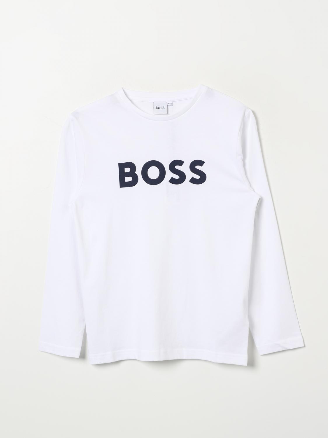 BOSS T-SHIRT: T-shirt kids Boss Kidswear, White - Img 1