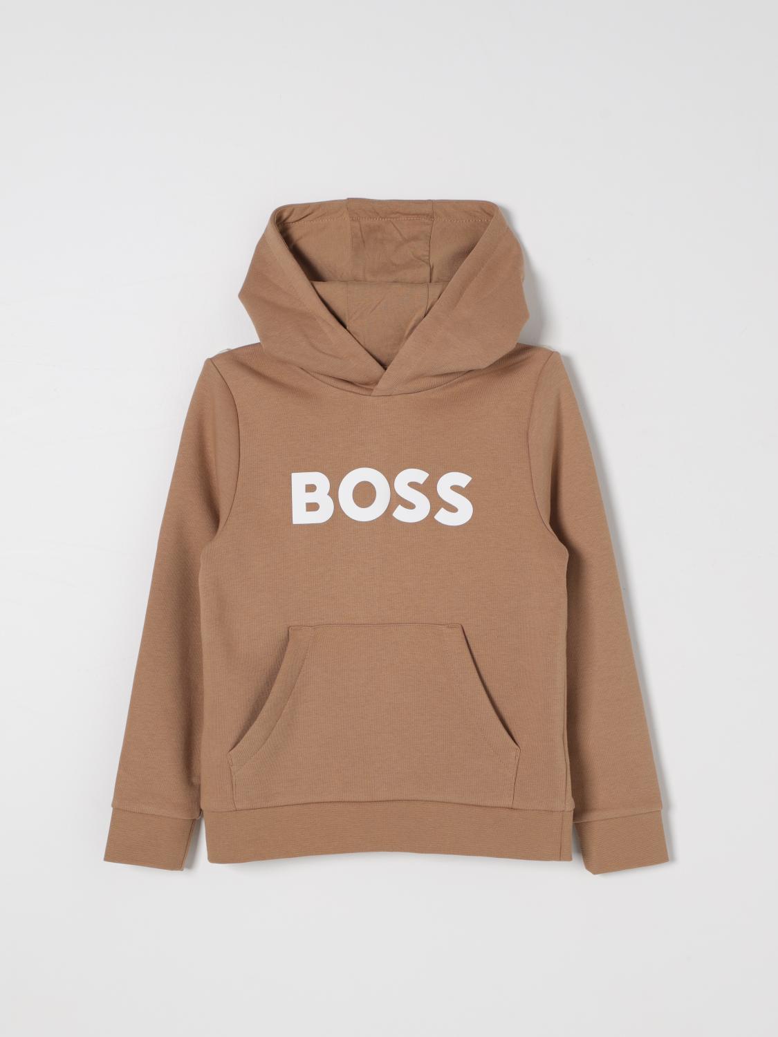 BOSS СВИТЕР: Свитер Детское Boss Kidswear, Бежевый - Img 1