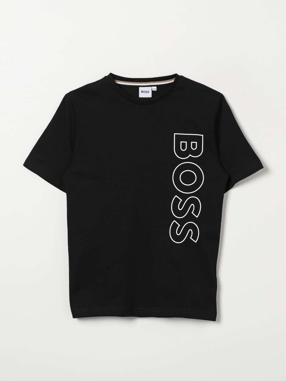 BOSS T-SHIRT: T-shirt kids Boss Kidswear, Black - Img 1