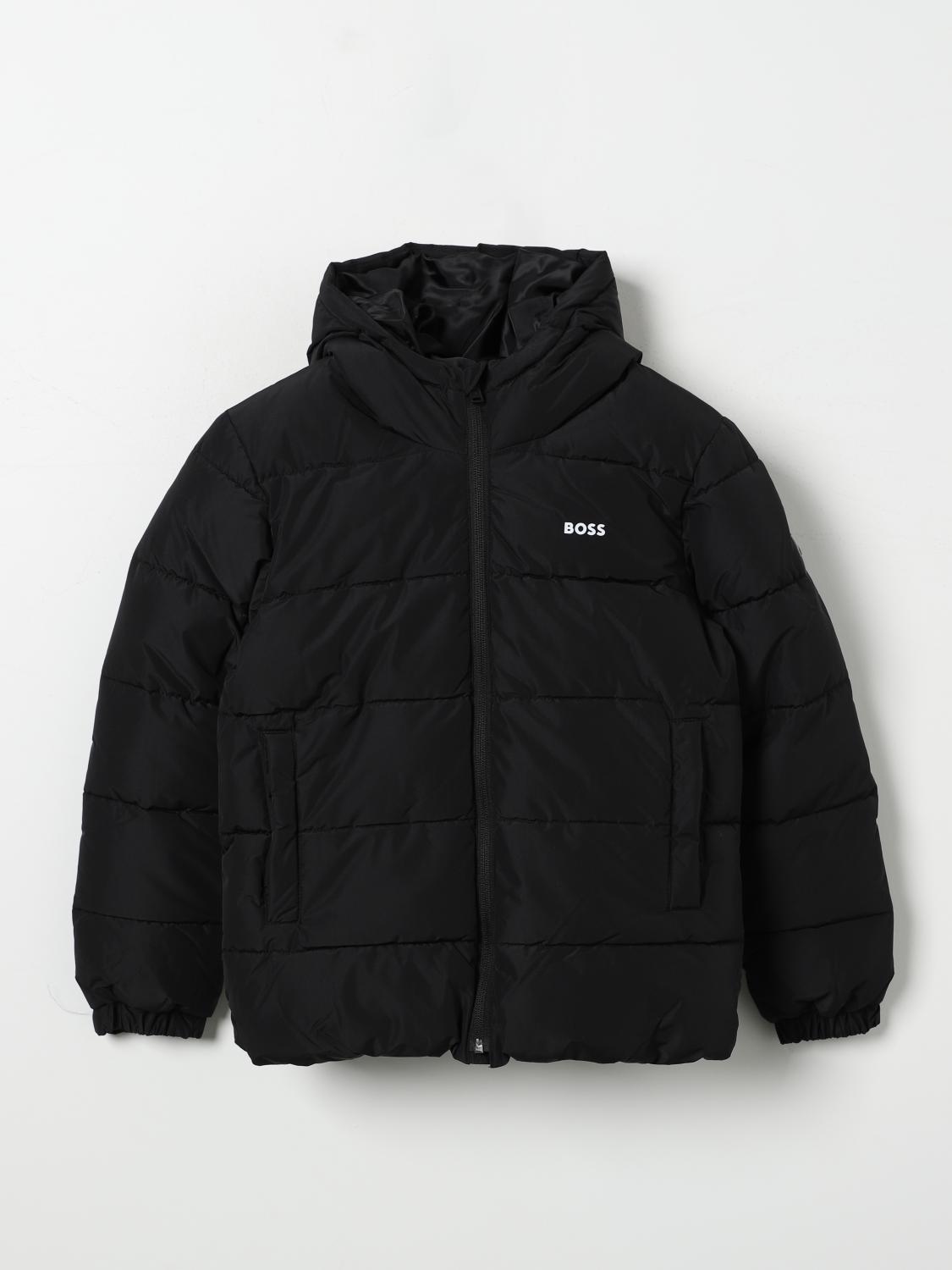 BOSS JACKET: Jacket kids Boss Kidswear, Black - Img 1