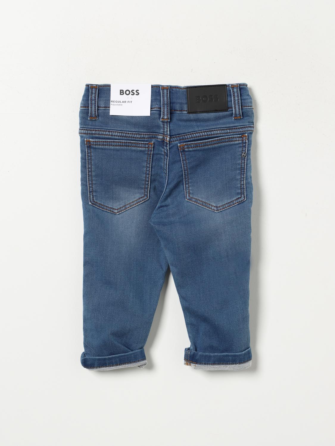 BOSS JEANS: Jeans Boss Kidswear in denim di cotone , Blue - Img 2