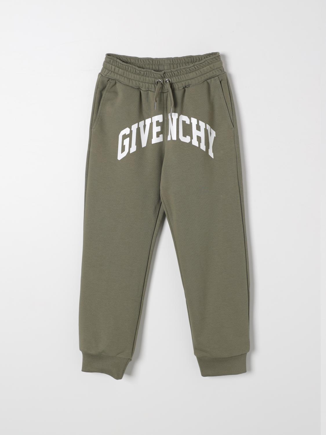 GIVENCHY PANTS: Pants kids Givenchy, Green - Img 1