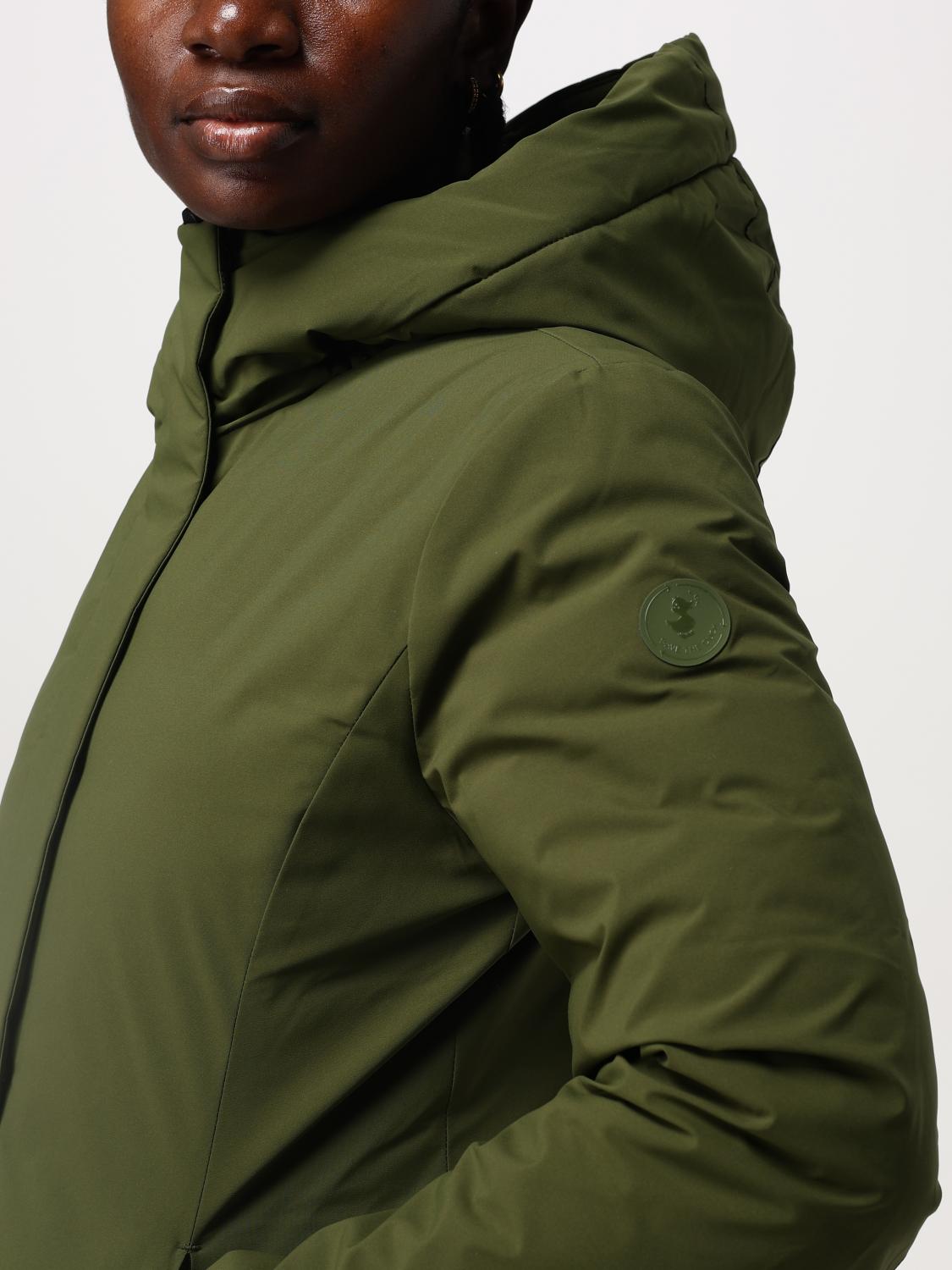 SAVE THE DUCK CHAQUETA: Chaqueta mujer Save The Duck, Verde Bosque - Img 4