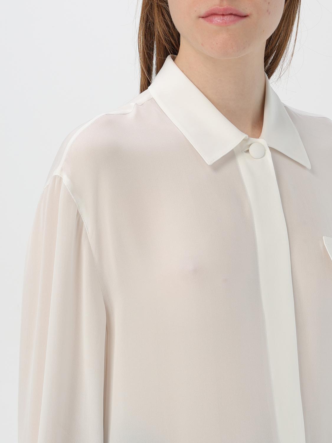 EMPORIO ARMANI CAMISA: Camisa mujer Emporio Armani, Blanco - Img 4