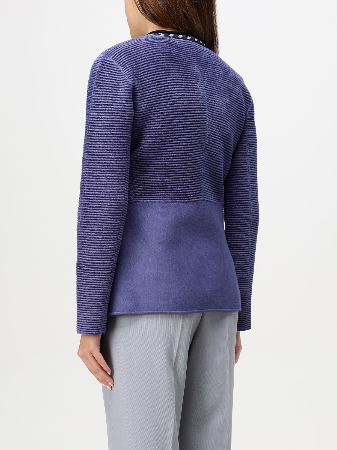 EMPORIO ARMANI JACKET: Emporio Armani knit jacket, Lilac - Img 2