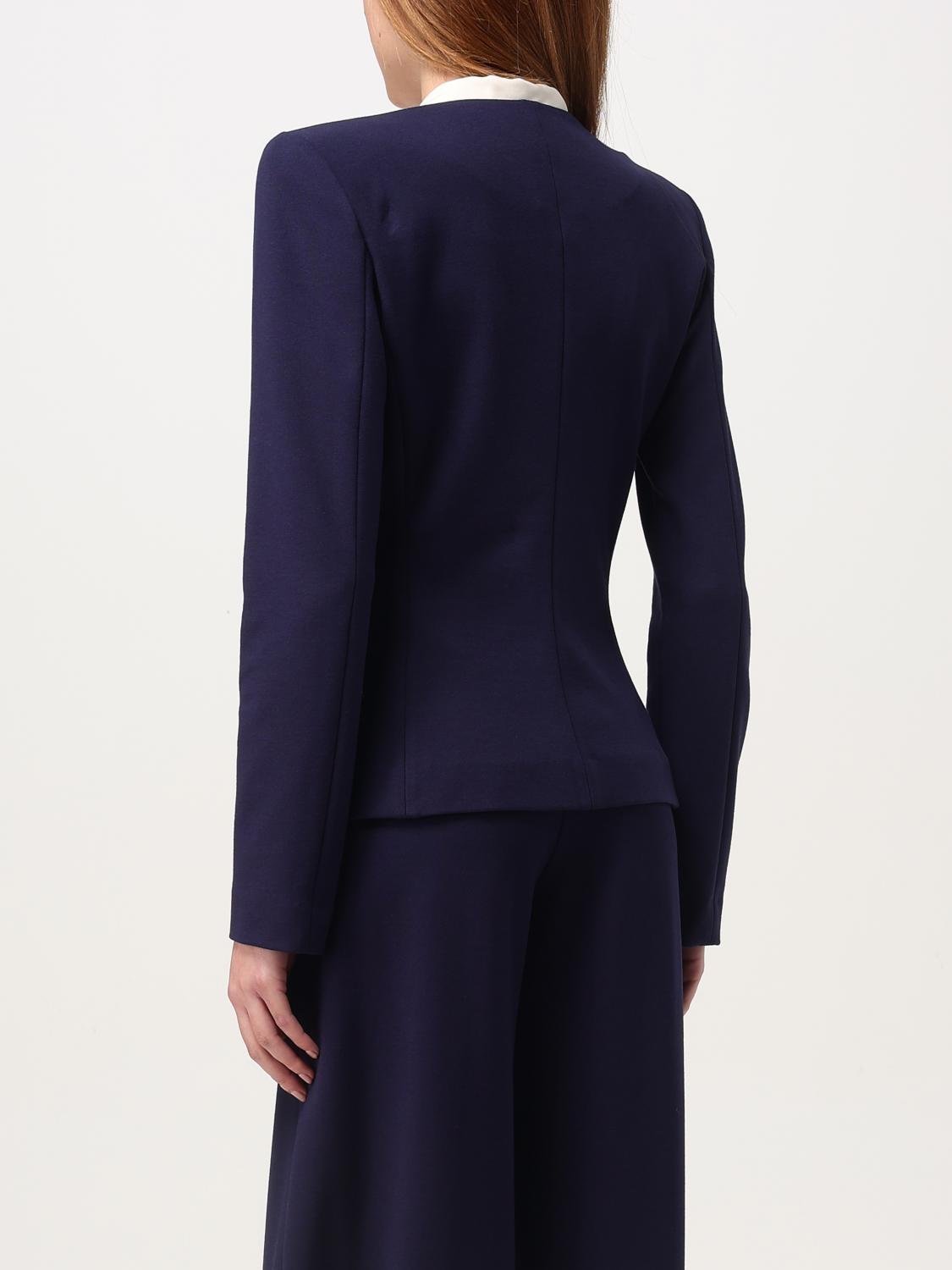 EMPORIO ARMANI BLAZER: Blazer woman Emporio Armani, Blue - Img 3