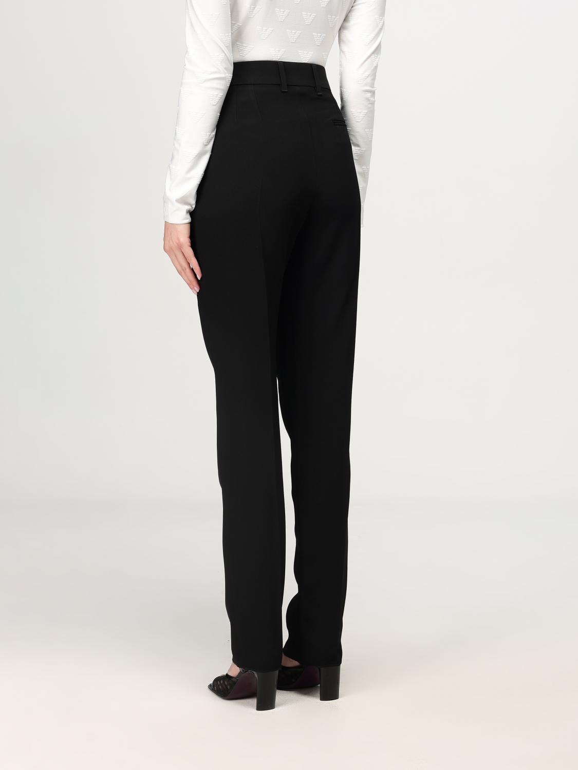 EMPORIO ARMANI PANTS: Pants woman Emporio Armani, Black - Img 2