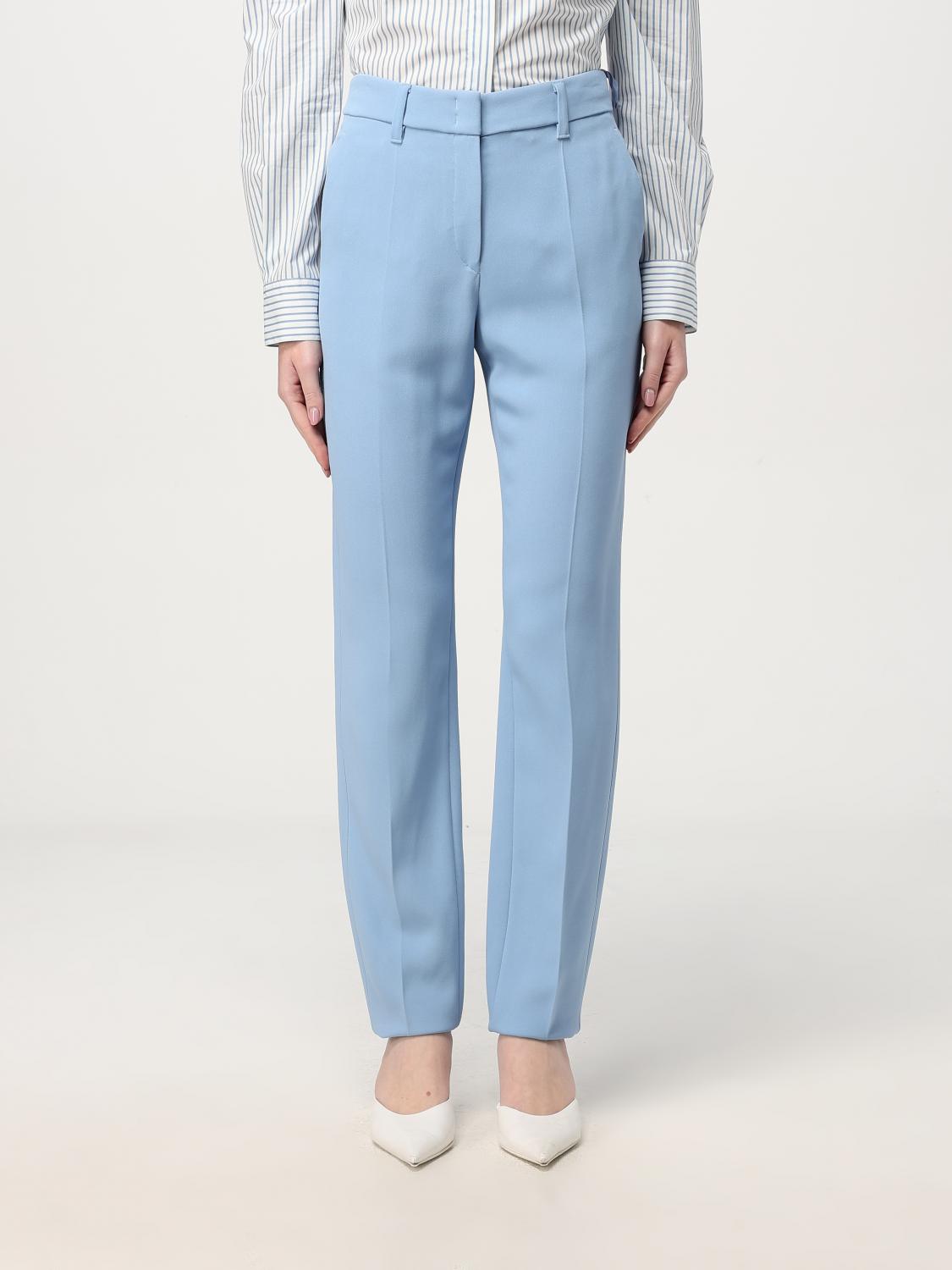 EMPORIO ARMANI PANTS: Pants woman Emporio Armani, Gnawed Blue - Img 1