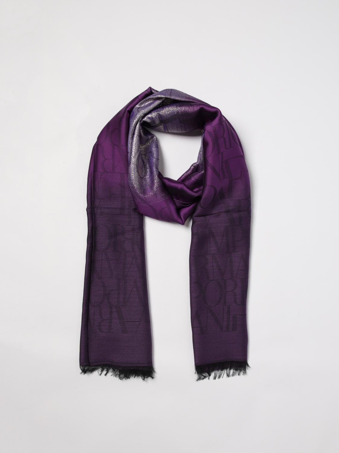 EMPORIO ARMANI BUFANDA: Bufanda mujer Emporio Armani, Violeta - Img 2
