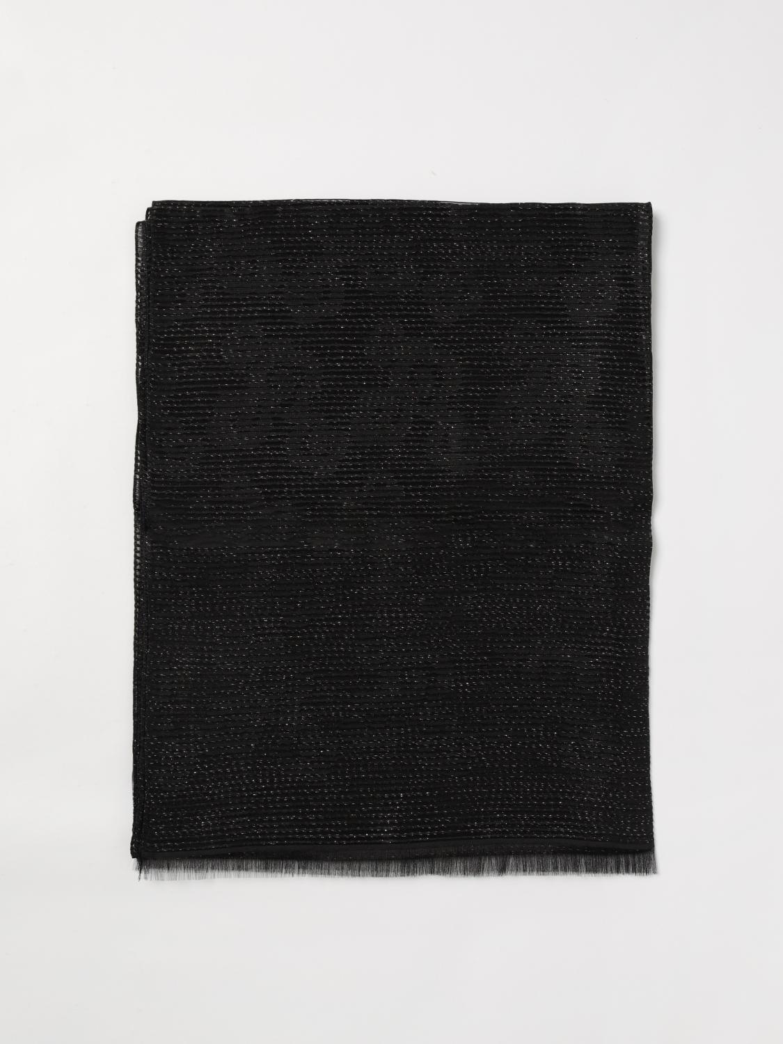 EMPORIO ARMANI SCARF: Scarf woman Emporio Armani, Black - Img 1