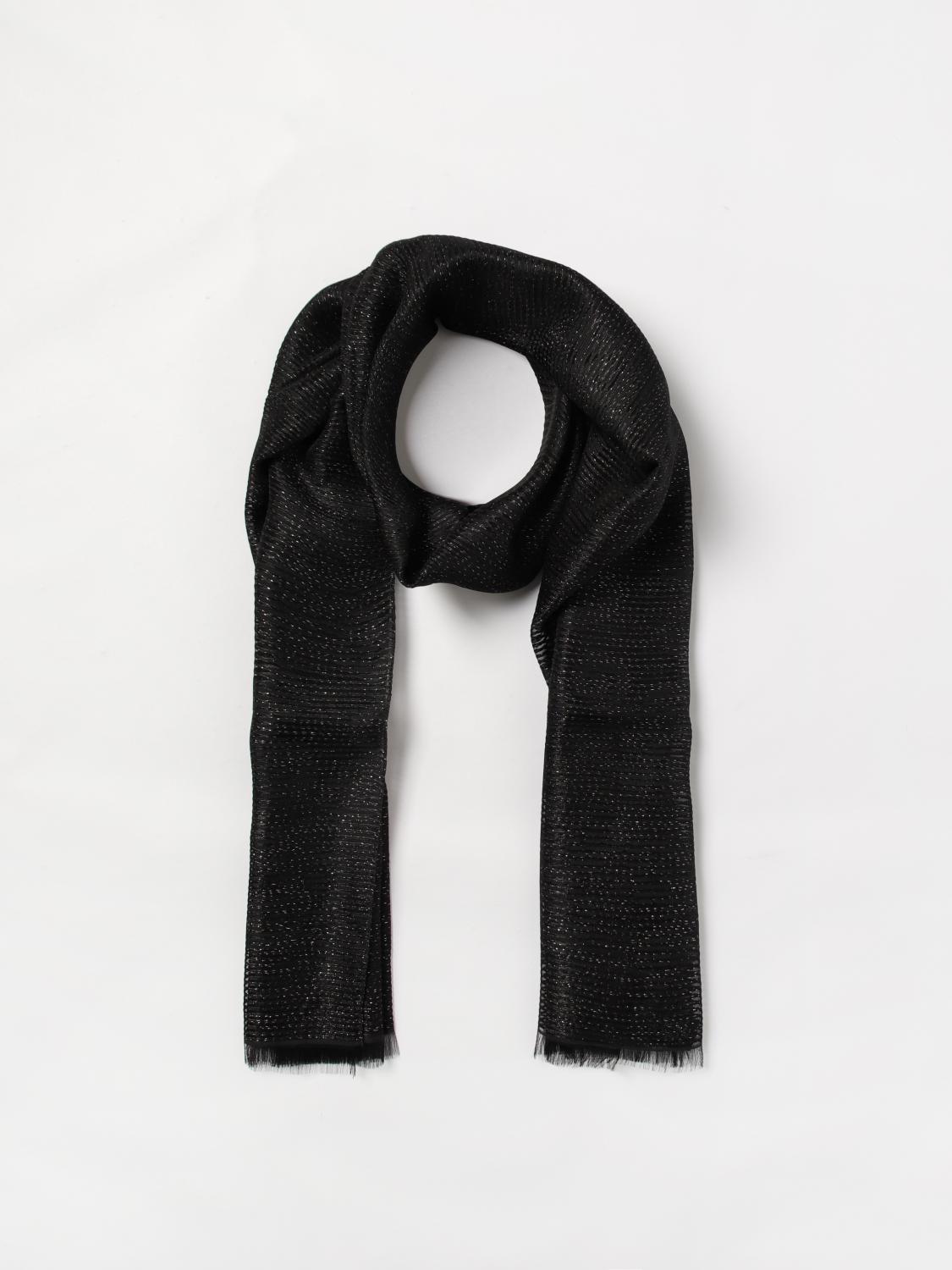 EMPORIO ARMANI SCARF: Scarf woman Emporio Armani, Black - Img 2