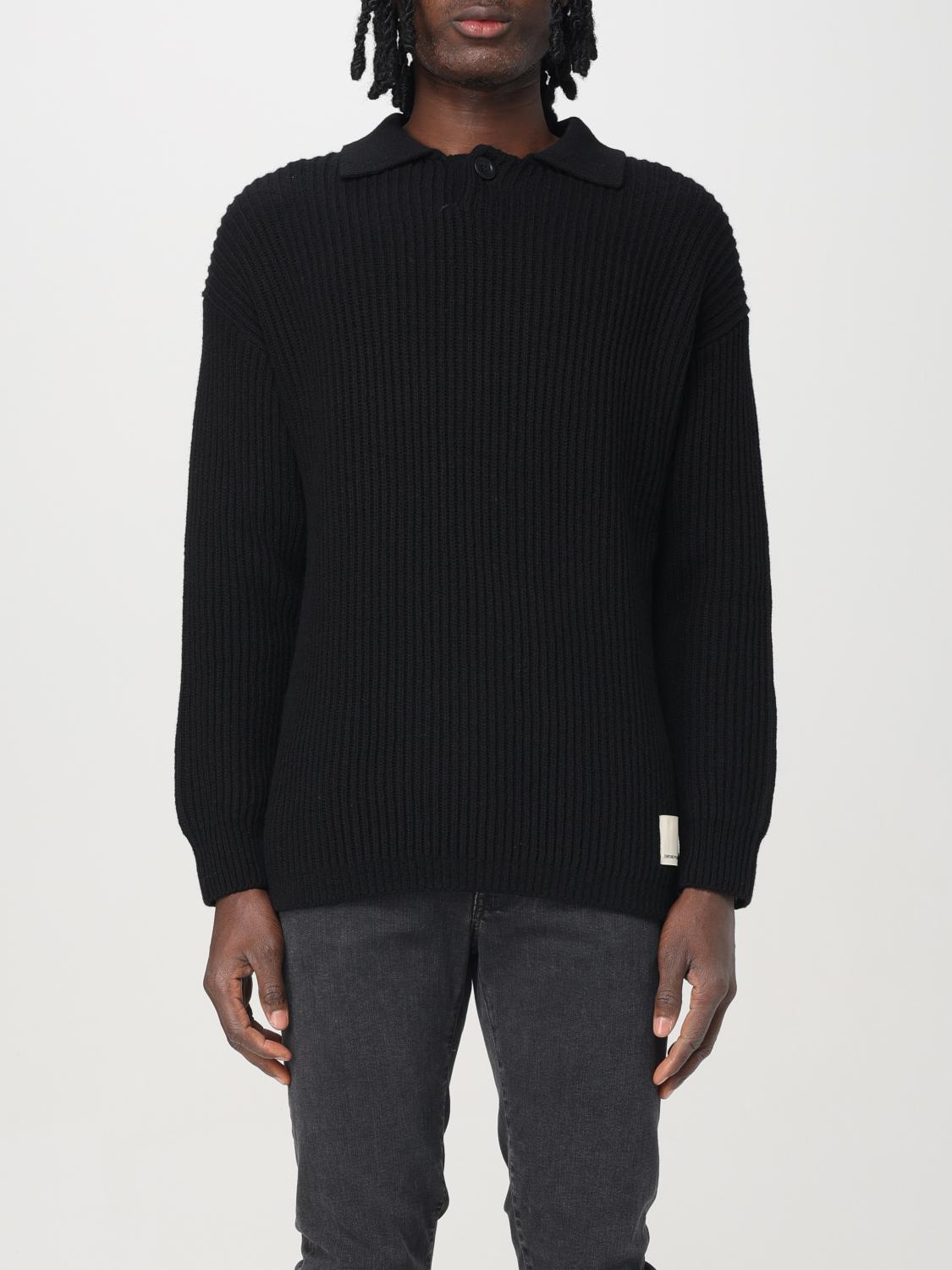 EMPORIO ARMANI PULLOVER: Pullover herren Emporio Armani, Schwarz - Img 1