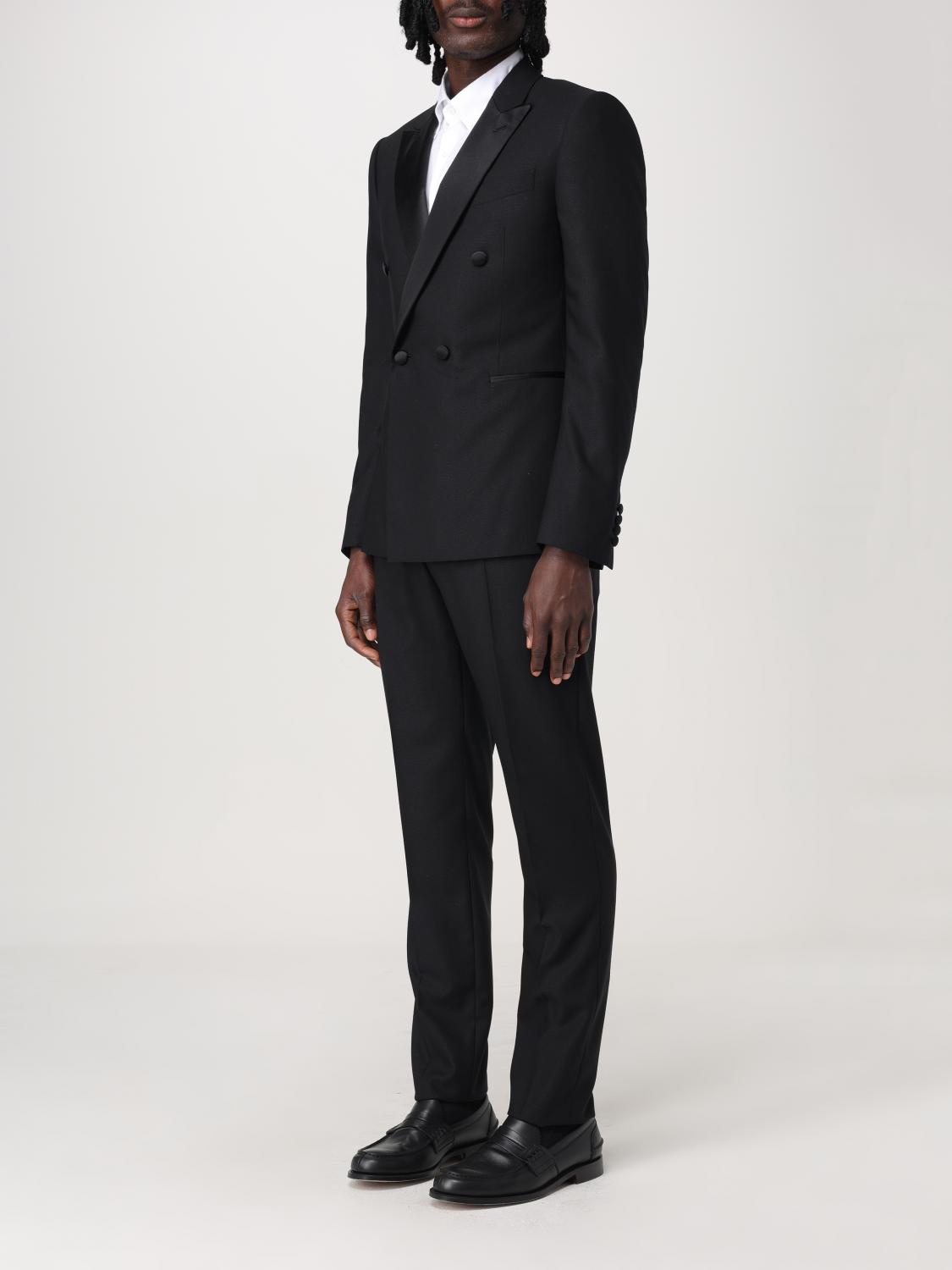 EMPORIO ARMANI SUIT: Suit men Emporio Armani, Black - Img 4