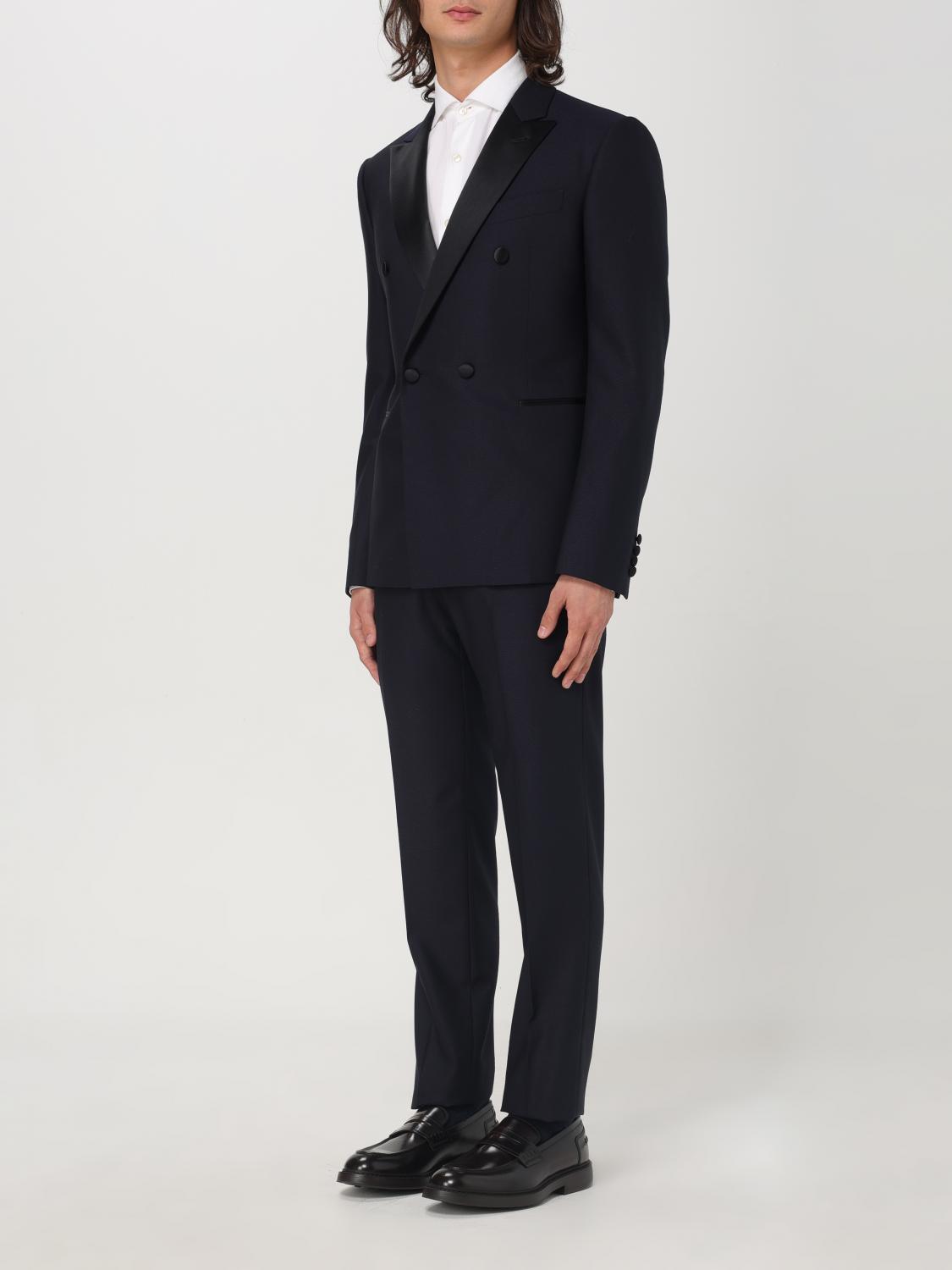 EMPORIO ARMANI SUIT: Suit men Emporio Armani, Blue - Img 3