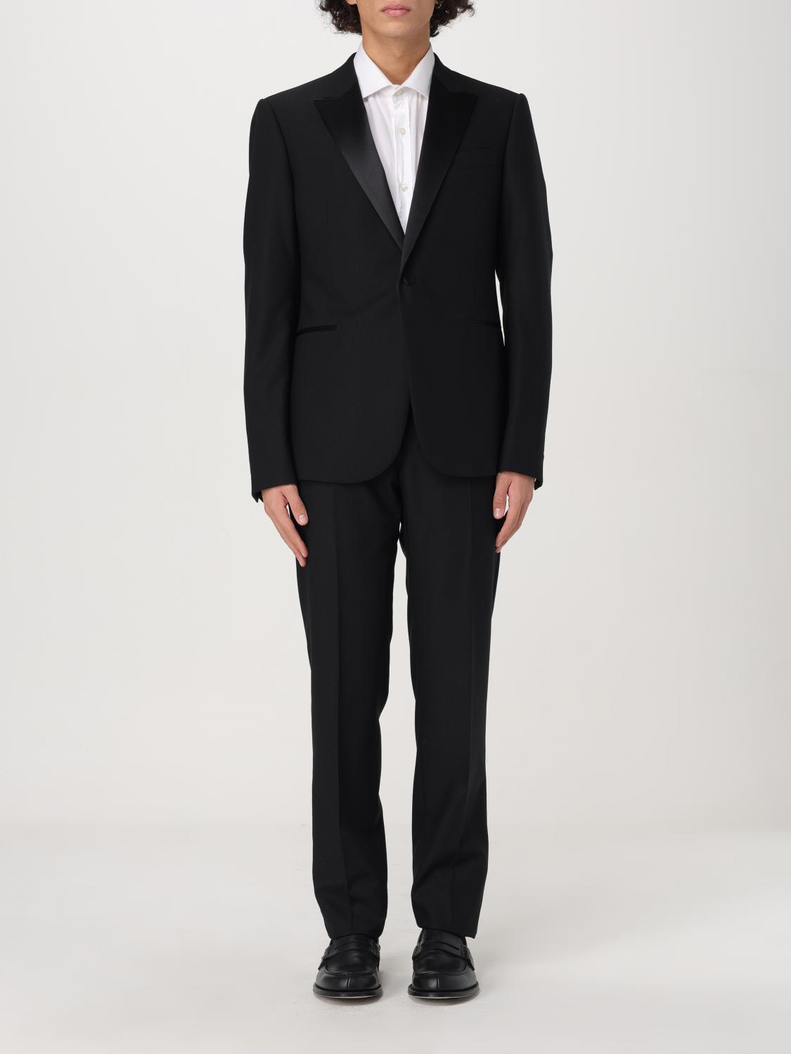 EMPORIO ARMANI SUIT: Suit men Emporio Armani, Black - Img 1