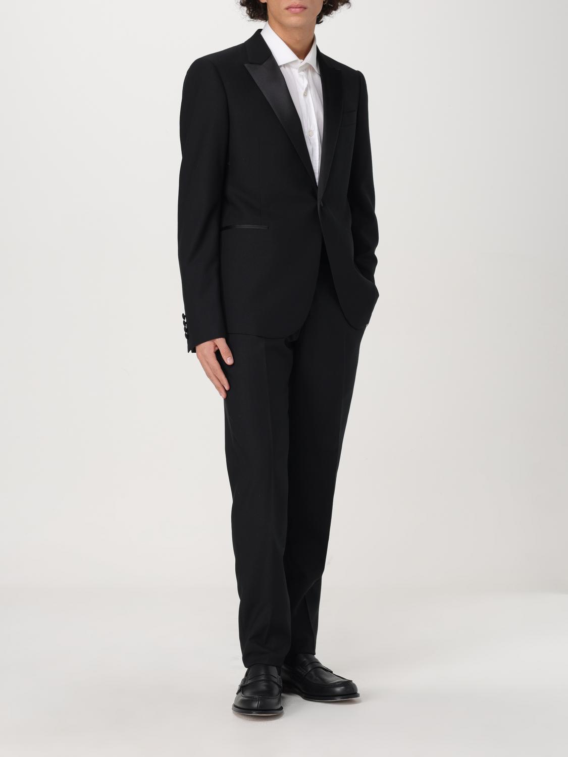 EMPORIO ARMANI SUIT: Suit men Emporio Armani, Black - Img 2