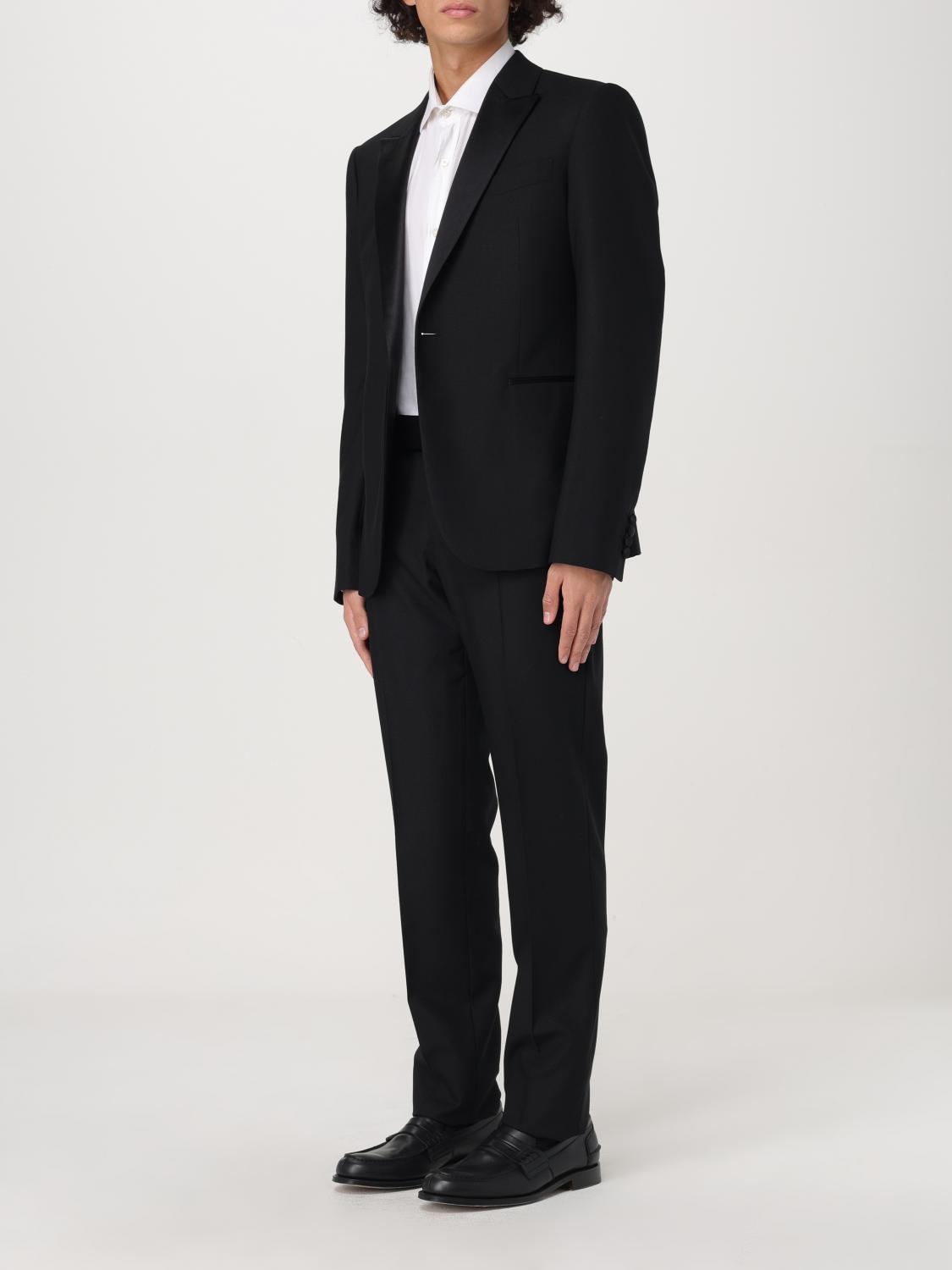 EMPORIO ARMANI SUIT: Suit men Emporio Armani, Black - Img 4