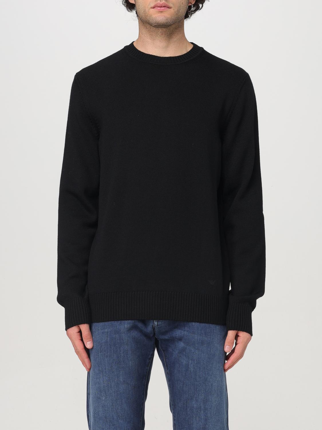 EMPORIO ARMANI SWEATER: Sweater men Emporio Armani, Black - Img 1