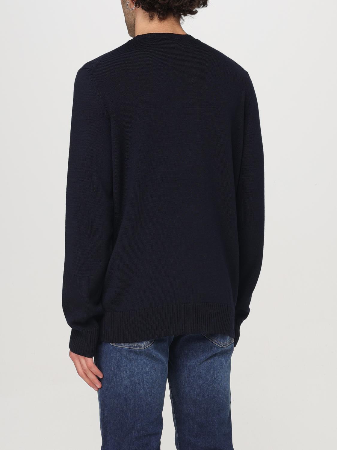 EMPORIO ARMANI SWEATER: Sweater men Emporio Armani, Blue - Img 2