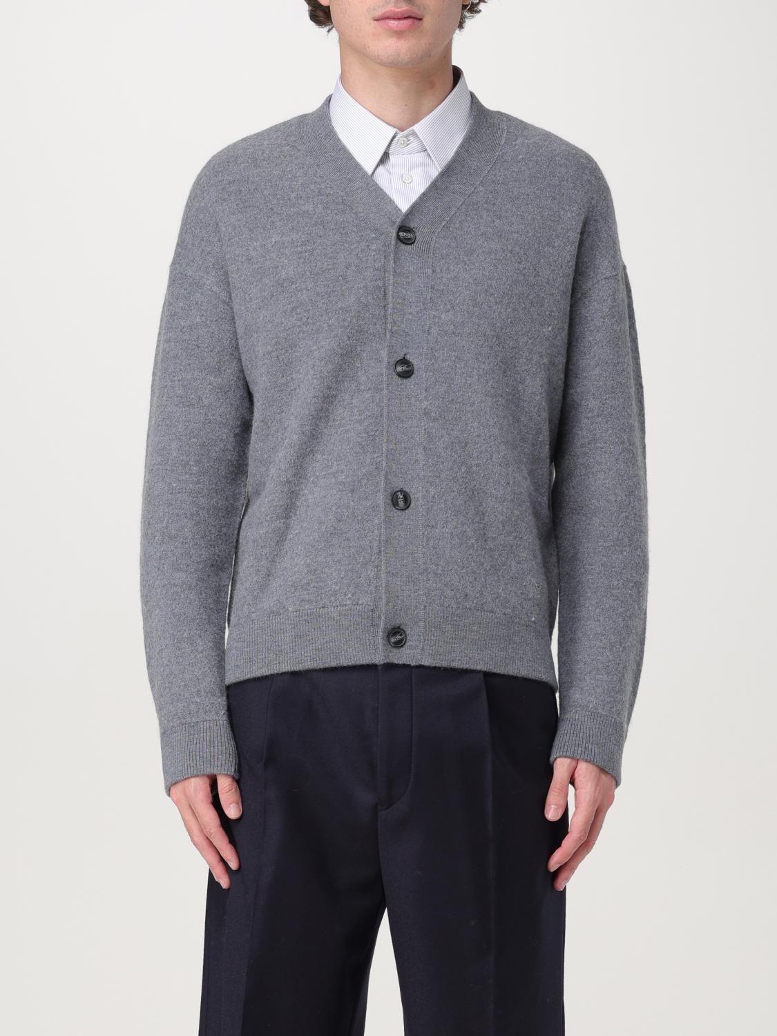 EMPORIO ARMANI CARDIGAN: Sweater men Emporio Armani, Charcoal - Img 1