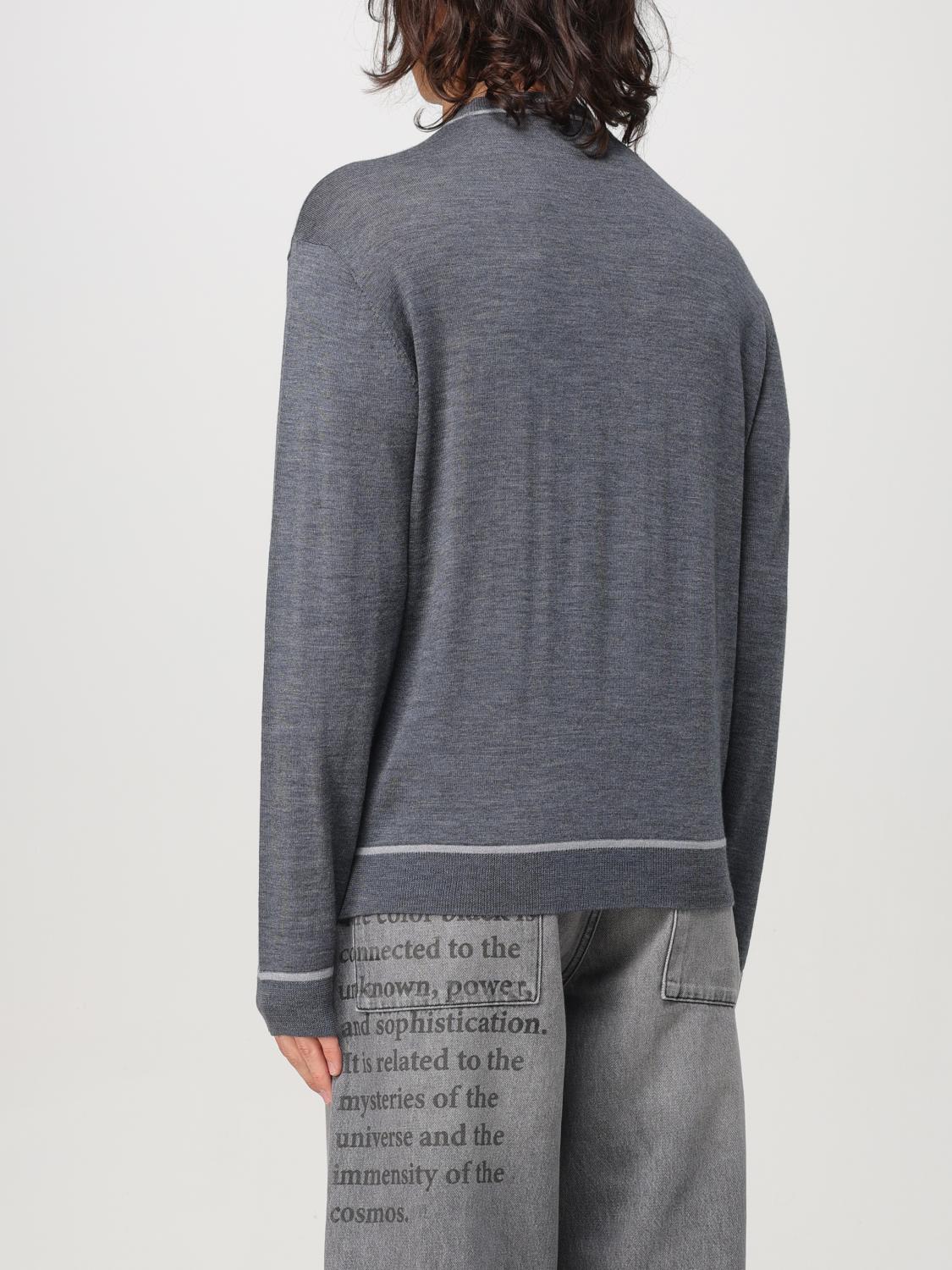 EMPORIO ARMANI SWEATER: Sweater men Emporio Armani, Grey 2 - Img 3