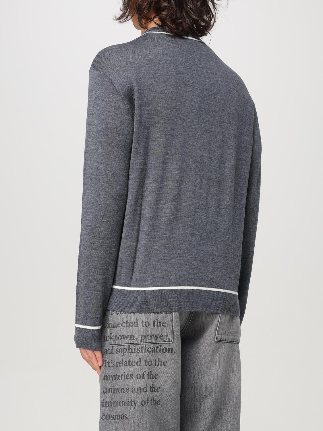 EMPORIO ARMANI SWEATER: Sweater men Emporio Armani, Grey 3 - Img 2