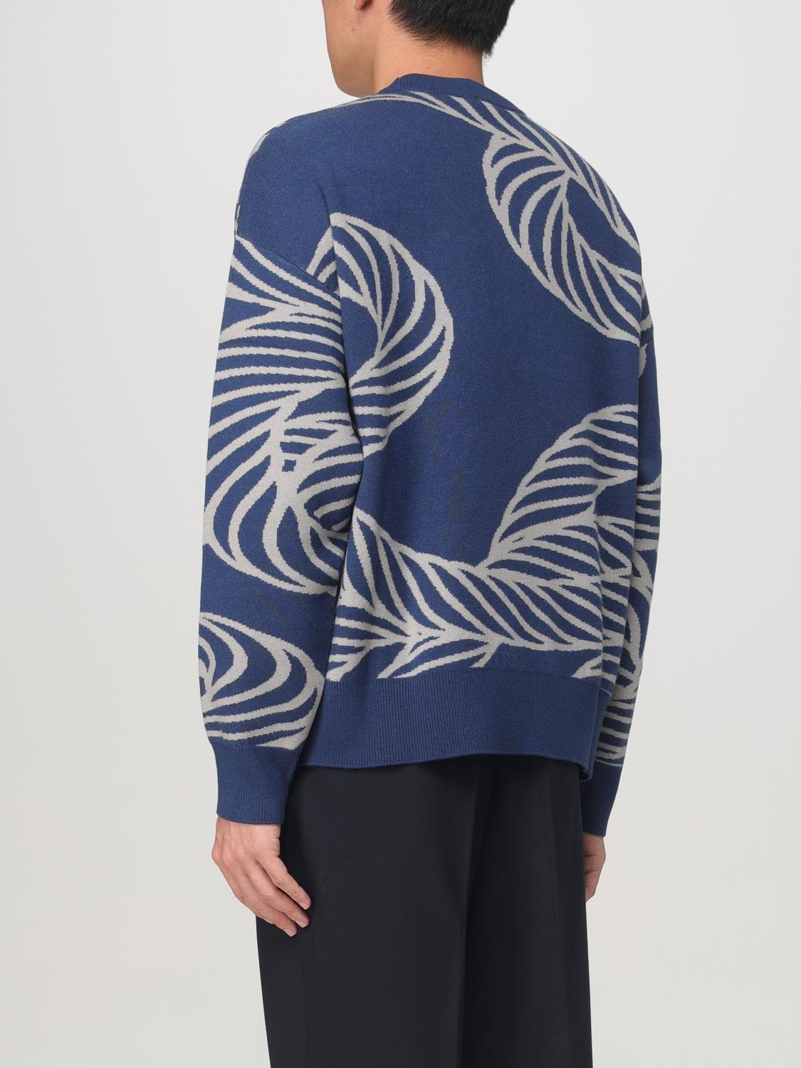 EMPORIO ARMANI SWEATER: Sweater men Emporio Armani, Blue - Img 3