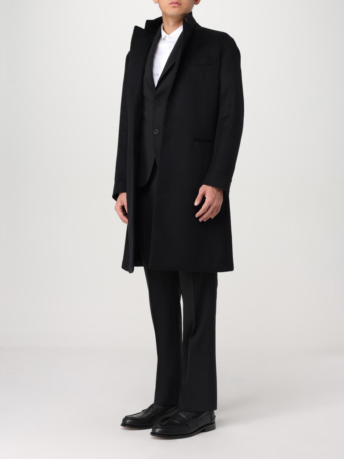 EMPORIO ARMANI COAT: Coat men Emporio Armani, Black - Img 3