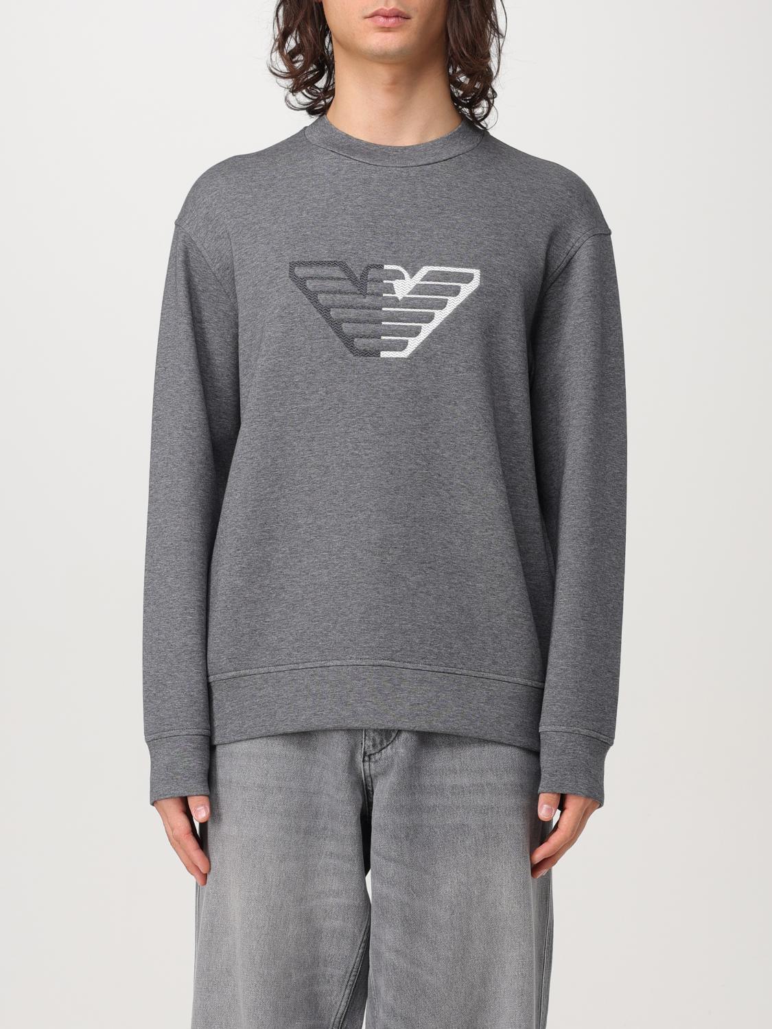 EMPORIO ARMANI SWEATSHIRT: Sweatshirt men Emporio Armani, Grey - Img 1