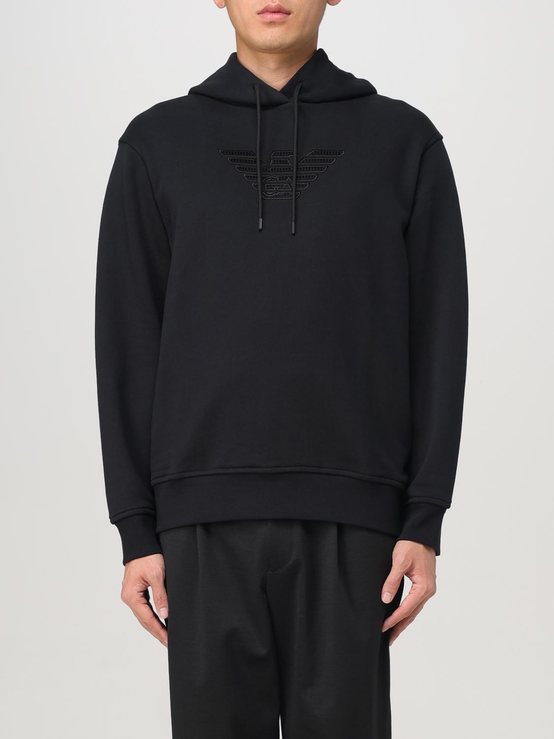 EMPORIO ARMANI SWEATSHIRT: Sweatshirt men Emporio Armani, Black - Img 1