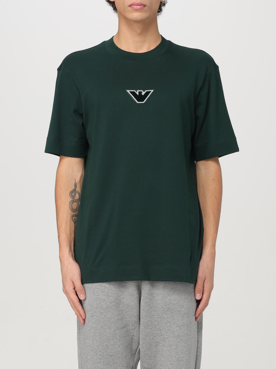 EMPORIO ARMANI T-SHIRT: T-shirt men Emporio Armani, Green - Img 1