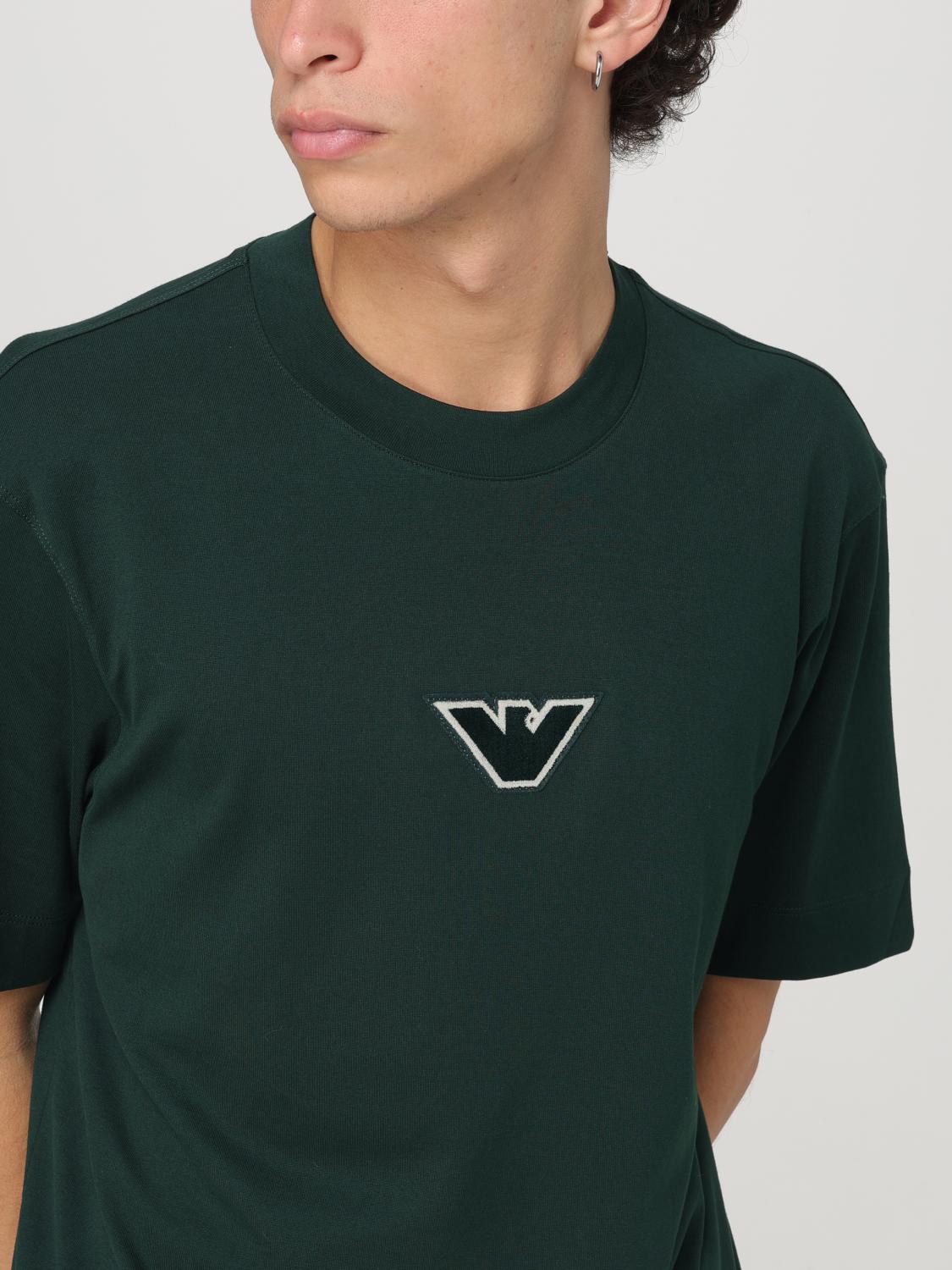 EMPORIO ARMANI T-SHIRT: T-shirt men Emporio Armani, Green - Img 3