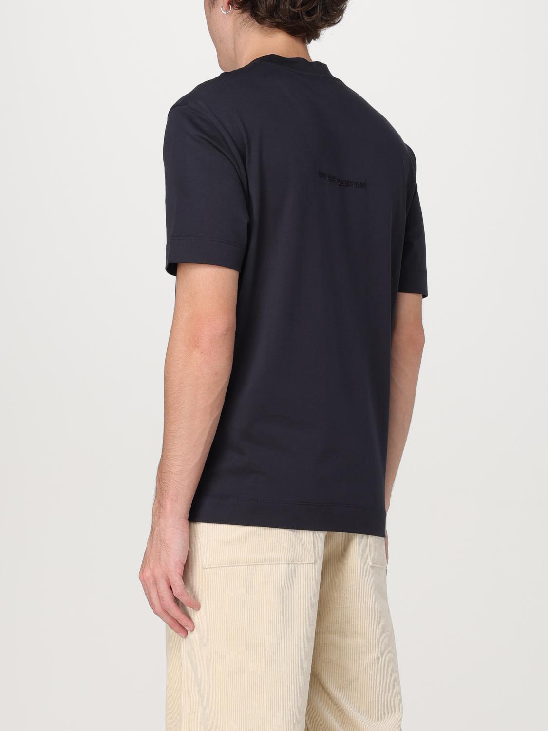 EMPORIO ARMANI T-SHIRT: T-shirt men Emporio Armani, Blue - Img 3