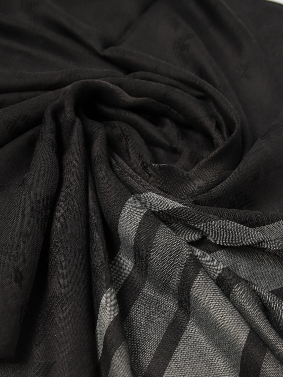 EMPORIO ARMANI SCARF: Scarf men Emporio Armani, Charcoal - Img 3