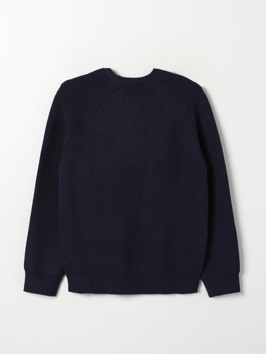 EMPORIO ARMANI SWEATER: Sweater kids Emporio Armani, Blue - Img 2