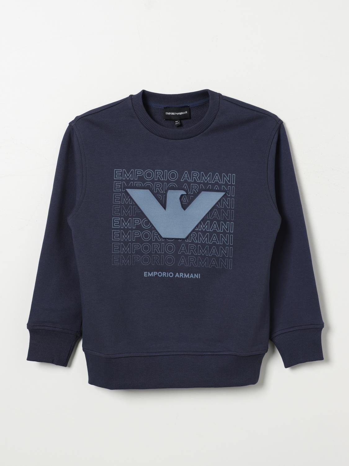 EMPORIO ARMANI PULL: Pull enfant Emporio Armani, Bleu - Img 1