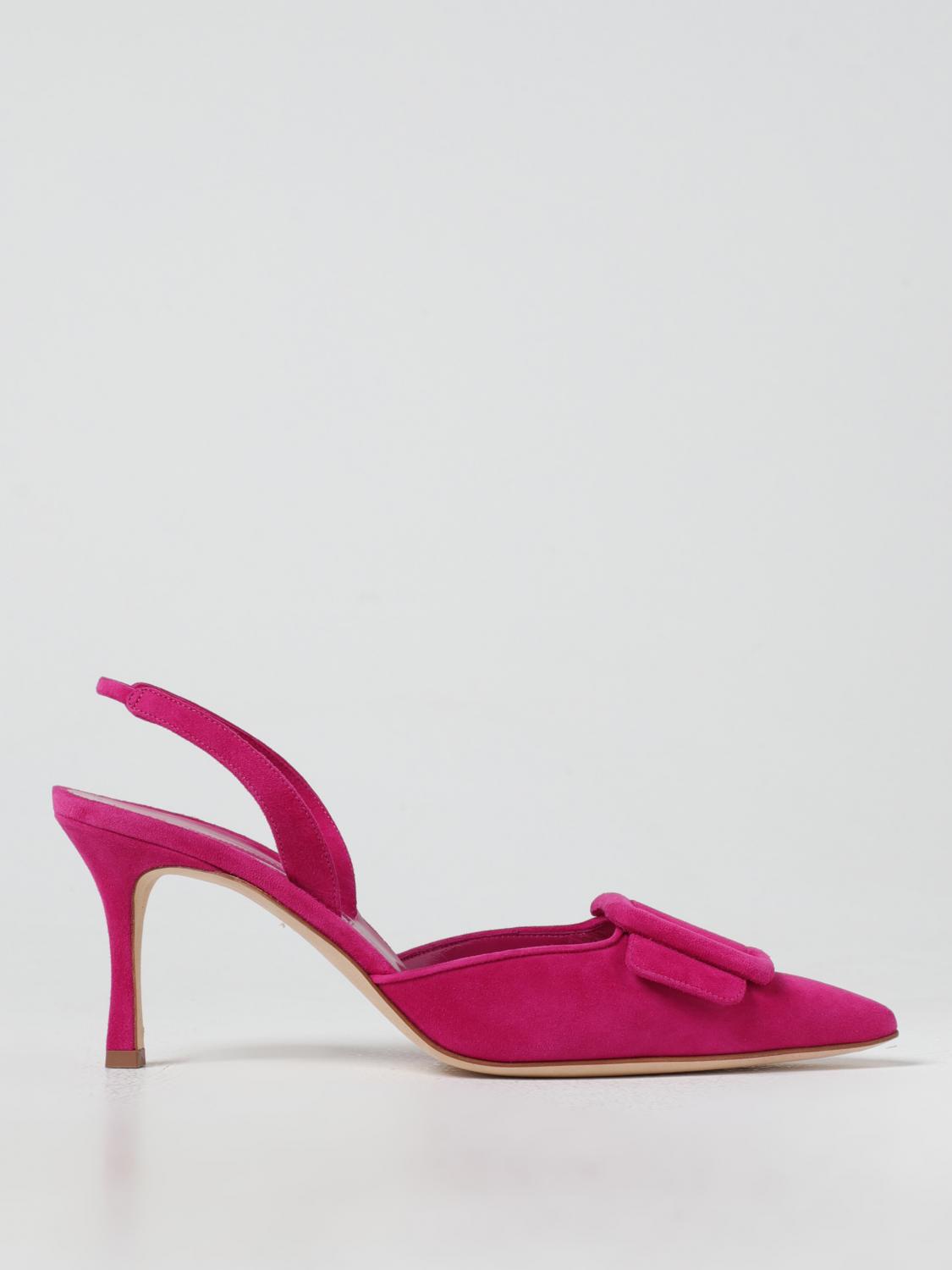 MANOLO BLAHNIK HIGH HEEL SHOES: Shoes woman Manolo Blahnik, Plum - Img 1