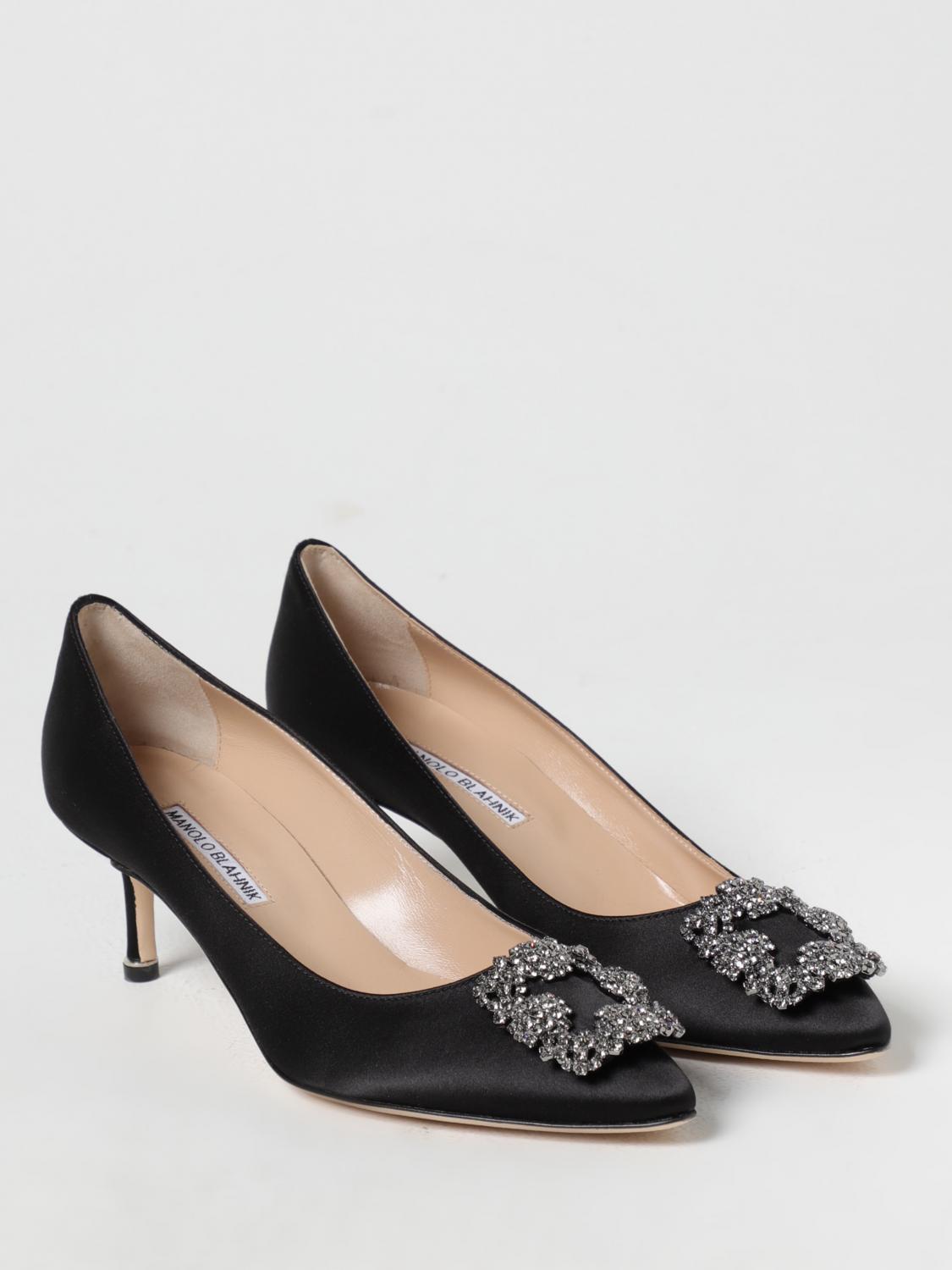 Manolo Blahnik Shoes woman - Black | 9XX0661 | GIGLIO.COM