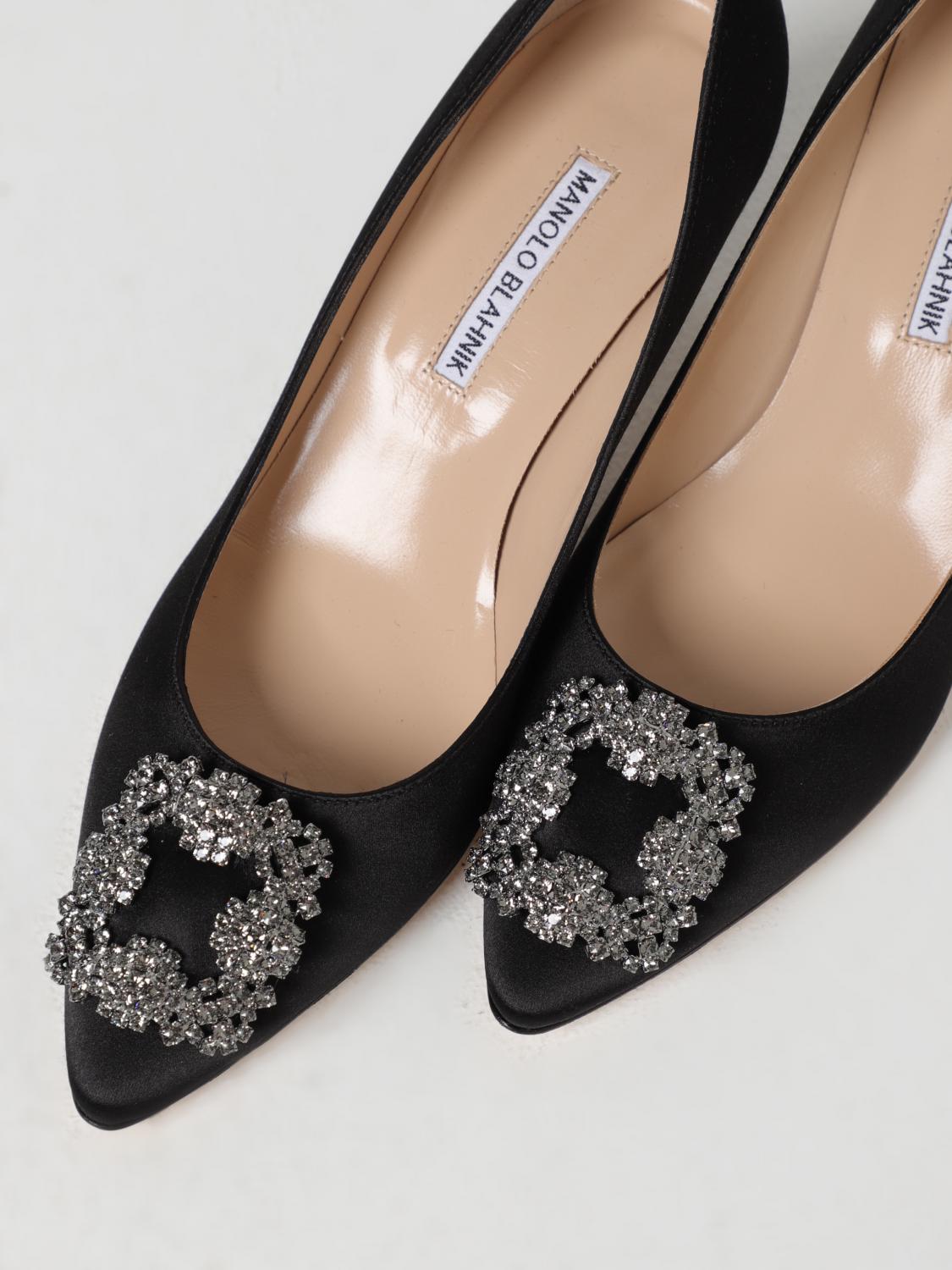 Manolo Blahnik Shoes woman - Black | 9XX0661 | GIGLIO.COM