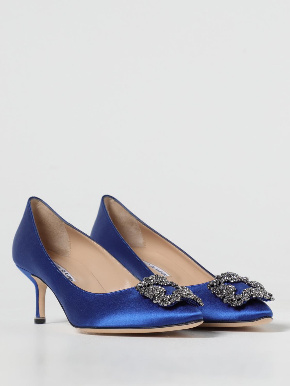 MANOLO BLAHNIK PUMPS: Shoes woman Manolo Blahnik, Royal Blue - Img 2