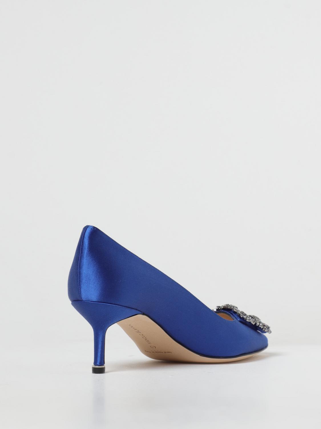 MANOLO BLAHNIK PUMPS: Shoes woman Manolo Blahnik, Royal Blue - Img 3