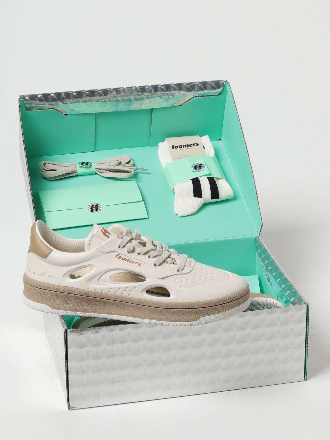 FOAMERS SNEAKERS: Sneakers Foamers in gomma traforata , Bianco - Img 4