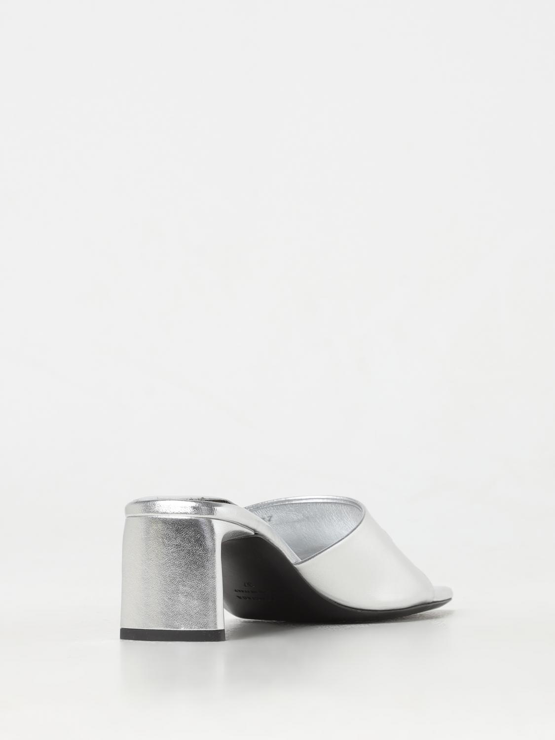 BALENCIAGA HEELED SANDALS: Shoes woman Balenciaga, Silver - Img 3