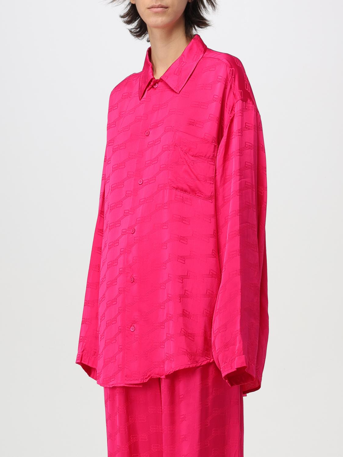 BALENCIAGA SHIRT: Shirt woman Balenciaga, Fuchsia - Img 4